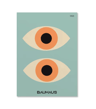 Abstract Bauhaus Orange Wall Art Modern Geometric Sunrise Bicycle Poster 16