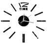 DIY Frameless Mirror Wall Clock Sticker Modern Quartz Wall Decor 15