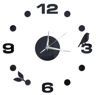 DIY Frameless Mirror Wall Clock Sticker Modern Quartz Wall Decor 4