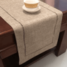 Basic Linen Style Table Runner Simple Elegant Dining  Party Table Decor 3