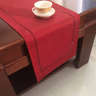 Basic Linen Style Table Runner Simple Elegant Dining  Party Table Decor 5