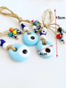 Evil Eye Nazar Macrame Wall Hanging Protective Lucky Charm Decor 18