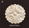Hand Carved Wooden Applique Onlays Decorative Wood Furniture Applique For Doors  Home Decor 27