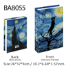 Van Gogh  Monet Decorative Book Box  Artistic Fake Book Storage Box For Home Decor 10