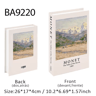 Van Gogh  Monet Decorative Book Box  Artistic Fake Book Storage Box For Home Decor 5