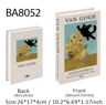 Van Gogh  Monet Decorative Book Box  Artistic Fake Book Storage Box For Home Decor 9