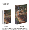 Van Gogh  Monet Decorative Book Box  Artistic Fake Book Storage Box For Home Decor 25