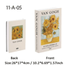 Van Gogh  Monet Decorative Book Box  Artistic Fake Book Storage Box For Home Decor 28
