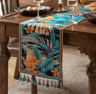 Farmhouse Lemon Table Runner Farmhouse Floral Kitchen  Dining Table Decor 1