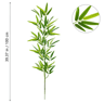 Tall Artificial Bamboo Plant  Realistic Green Leaves For Home  Office Decor 18