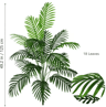 Large Artificial Palm Tree  Tropical Fake Plant For Home  Garden Decor 1