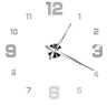 3D DIY Frameless Wall Clock  Luminous Silent Modern Wall Decor Stickers 16
