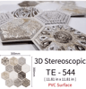3D Brick Wall Stickers Set  Waterproof Peel  Stick Wallpaper For Home Decor 15PCS 10
