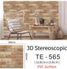 3D Brick Wall Stickers Set  Waterproof Peel  Stick Wallpaper For Home Decor 15PCS 16
