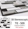 3D Brick Wall Stickers Set  Waterproof Peel  Stick Wallpaper For Home Decor 15PCS 17