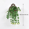 Artificial Eucalyptus Hanging Vines Realistic Wall Hanging Greenery For Home  Balcony Decor 4