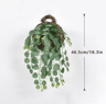 Artificial Eucalyptus Hanging Vines Realistic Wall Hanging Greenery For Home  Balcony Decor 7