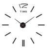 Large 3D DIY Wall Clock  Luminous Silent Wall Clock Stickers For Modern Living Room Decor 3