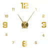 Large 3D DIY Wall Clock  Luminous Silent Wall Clock Stickers For Modern Living Room Decor 25