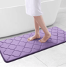 Homaxy Memory Foam Bath Mat NonSlip Absorbent Bathroom Rug With Machine Washable Design 3