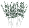 Artificial Eucalyptus Leaves Bulk Set Realistic Greenery For DIY Decor Crafts  Events 2