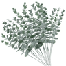 Artificial Eucalyptus Leaves Bulk Set Realistic Greenery For DIY Decor Crafts  Events 9