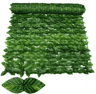 Artificial Ivy Fence Privacy Screen  Faux Green Wall Panel For Outdoor  Balcony Decor 1