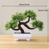 Artificial Bonsai Plant Mini Potted Tree For Desk  Home Decor 6