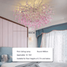 Luxury Branch Crystal Chandelier  Modern Teardrop Hanging Lamp For Living  Dining Spaces 1