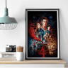 Stranger Things Canvas Poster Retro TV Series Wall Art For Home  Cafe Decor 4