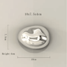 3D Simulation Stone Wall Pendant Modern Electroplated Wall Hanging Decor 5