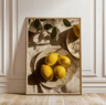 Minimalist Olive Tree Canvas Wall Art  Mediterranean Frameless Still Life Poster 7