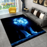 3D Animal Print Area Rug Non Slip Wildlife Carpet For Living Room  Kids Spaces 8