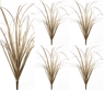Mini Artificial Grass Bushes Decor Realistic Fake Greenery For DIY Landscape  Home Styling 6