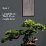 Artificial Pine Bonsai Tree Mini Desktop Landscaping Decor For Home  Office 8