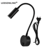 Flexible Gooseneck Bedside Reading Light  Wall Sconce Clamp Lamp With Switch 5