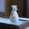 Chinese Style Ceramic Mini Vase Retro Toothpick  Cotton Swab Holder 1