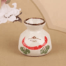 Chinese Style Ceramic Mini Vase Retro Toothpick  Cotton Swab Holder 13