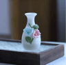 Chinese Style Ceramic Mini Vase Retro Toothpick  Cotton Swab Holder 3