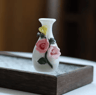 Chinese Style Ceramic Mini Vase Retro Toothpick  Cotton Swab Holder 8