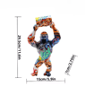 Creative Gorilla Resin Sculpture  Modern Animal Statue For Living Room Decor 1