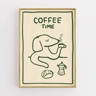 Funny Retro Kitchen Wall Art Coffee Lover Quote Canvas Poster Decor 7