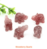 1 Amethyst Elephant Figurine Mini Crystal Animal Statue For Healing  Decor 2