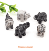 1 Amethyst Elephant Figurine Mini Crystal Animal Statue For Healing  Decor 7