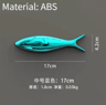 Creative 3D Fish Wall Decor  Electroplated Metallic Wall Stickers For Modern Spaces 2