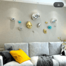 Luxury 3D Stone Wall Decor  Golden Simulation Stone Hanging Accent 3
