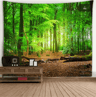 3D Window Scenery Tapestry Nature Wall Mural Background Decor 3