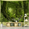 Towering Forest Tapestry  Bohemian Psychedelic Tree Wall Hanging 11