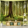 Towering Forest Tapestry  Bohemian Psychedelic Tree Wall Hanging 16