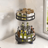 360 Rotating Spice Rack Organizer  Multifunction Kitchen Turntable Storage 3